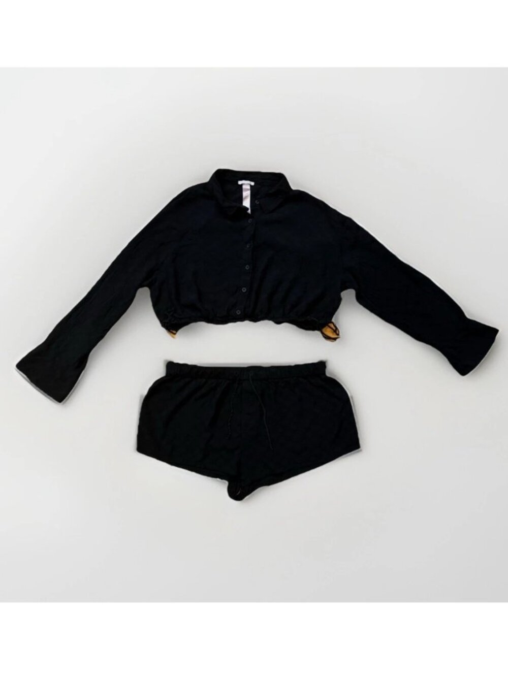 Savage X Fenty Black Sexy Pajama Set Large